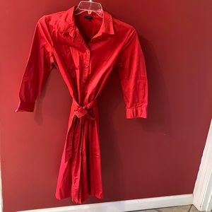 Talbot’s Long Sleeve Shirtdress, Size 10